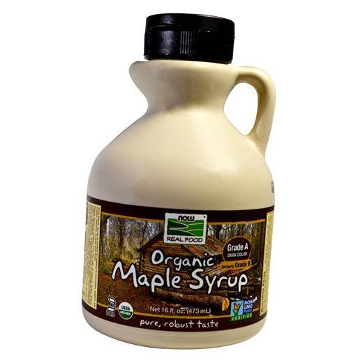

Organic Maple Syrup Grade A Dark Color Now Foods 473мл (05128007)