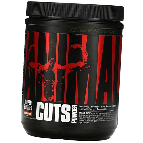 

Жиросжигатель, Термодженик, Animal Cuts Powder, Universal Nutrition 248г Апельсин-манго (02086010)