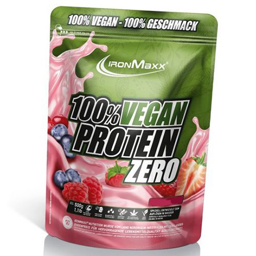 

Веган Протеин, 100 % Vegan Protein Zero, IronMaxx 500г Шоколад (29083016)