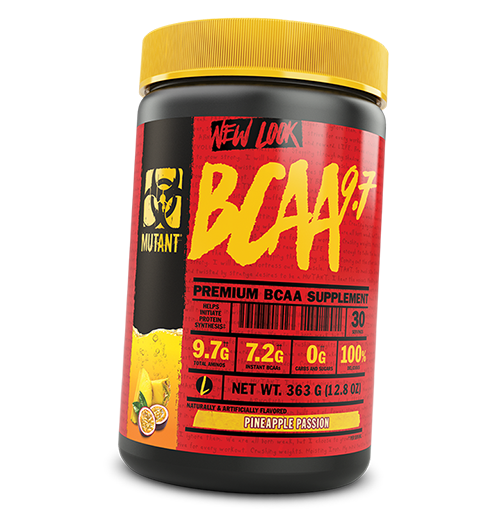 

BCAA 9.7 Mutant 348г Ананас-маракуйя (28100001)