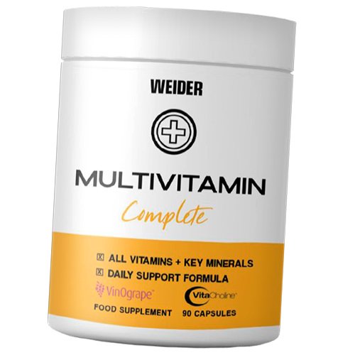 

Мультивитамины, Multivitamin Complete, Weider 90капс (36089006)