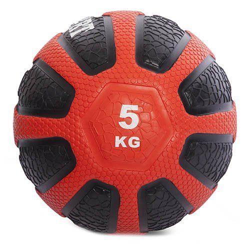 

Медбол FI-0898 Zelart 5кг Черно-красный (56363122)