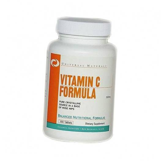

Витамин С, Vitamin C 500, Universal Nutrition 100таб (36086010)