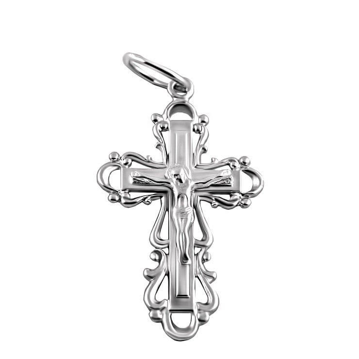 

Серебряный крест Meridian 925 пробы (Кр0021)