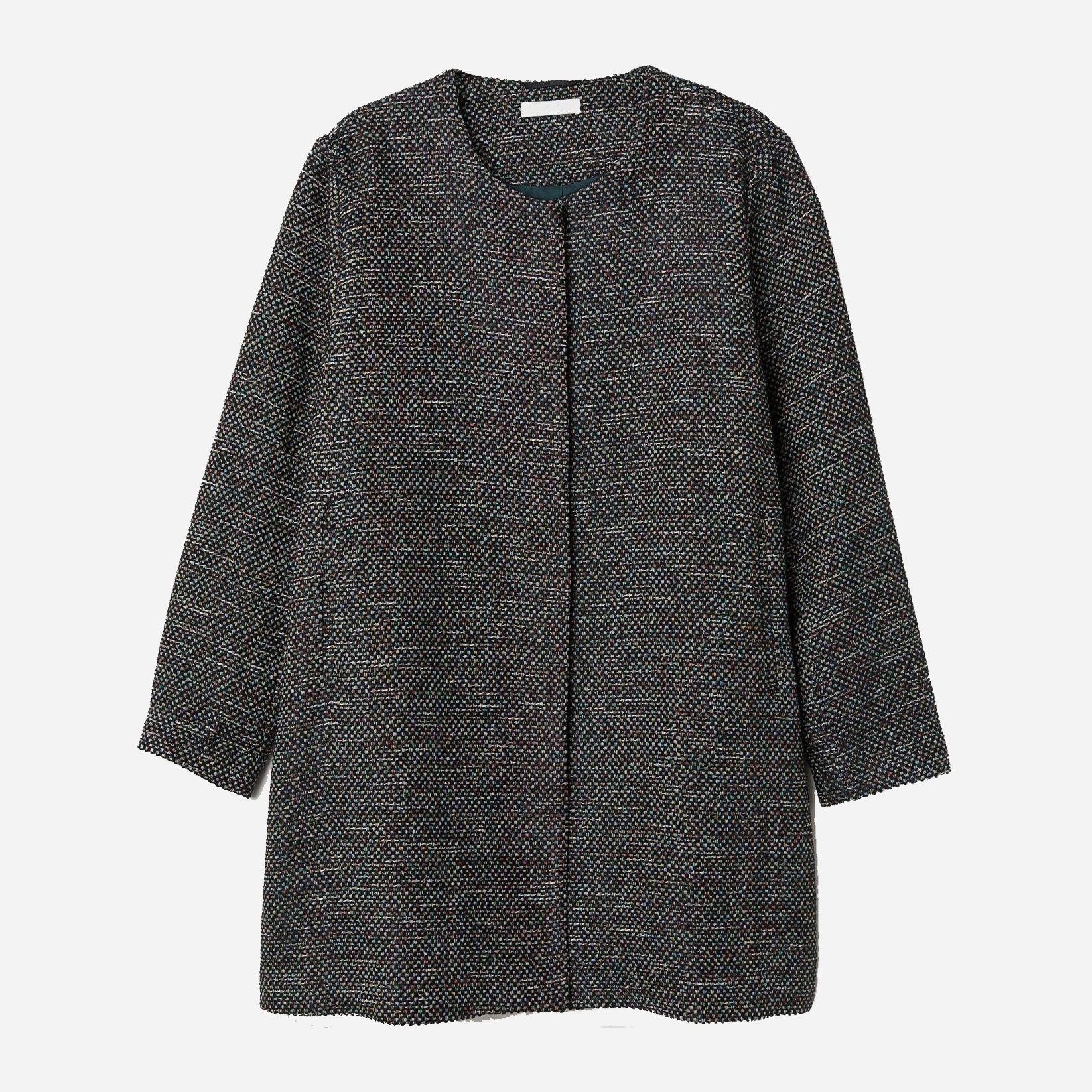 

Пальто H&M 5779487-AAVX 46 Черное с разноцветным