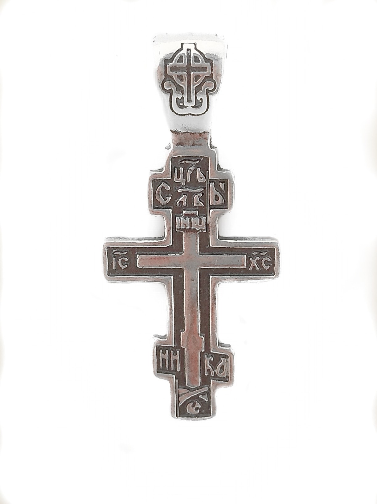 

Серебряный крест Meridian 925 пробы (Кр0142ч)