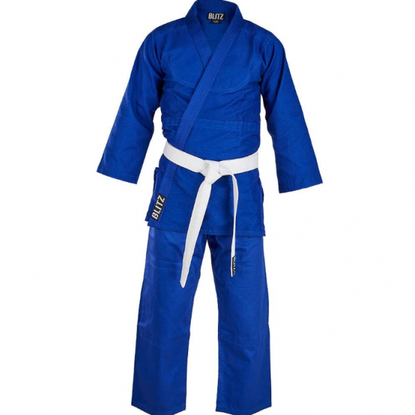 

Кимоно для Дзюдо детское BlitzSport Student Judo Suit - 350g Синее (130)