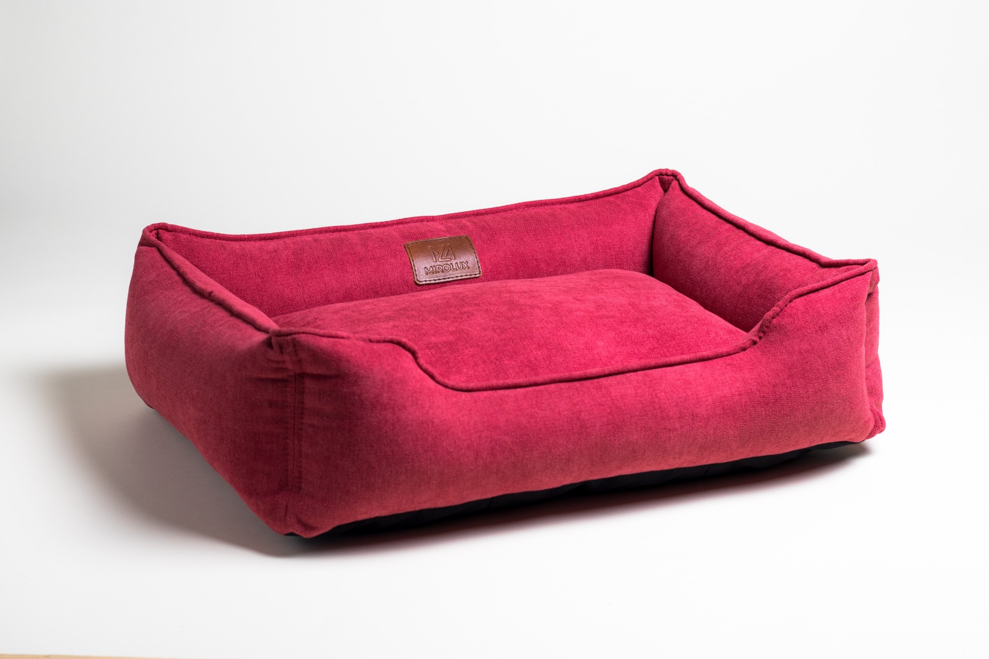 

Лежак для собак Mirolux Soft Time XL 110*70 Red Velure
