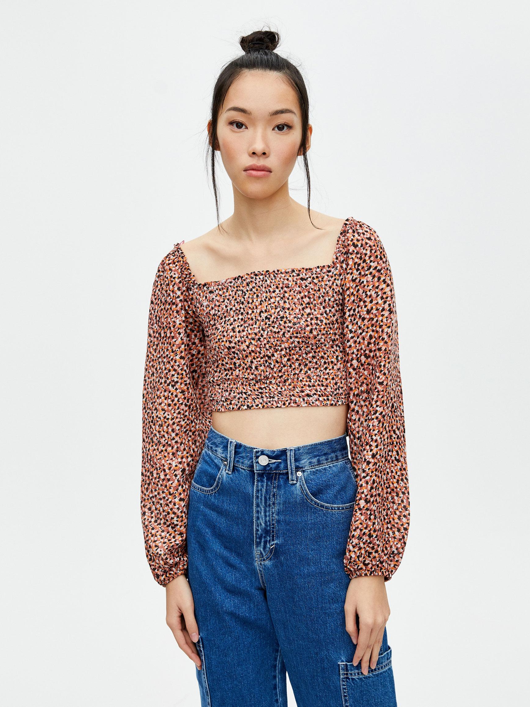 

Топ Pull & Bear 5470/363/805-AANL L Разноцветный