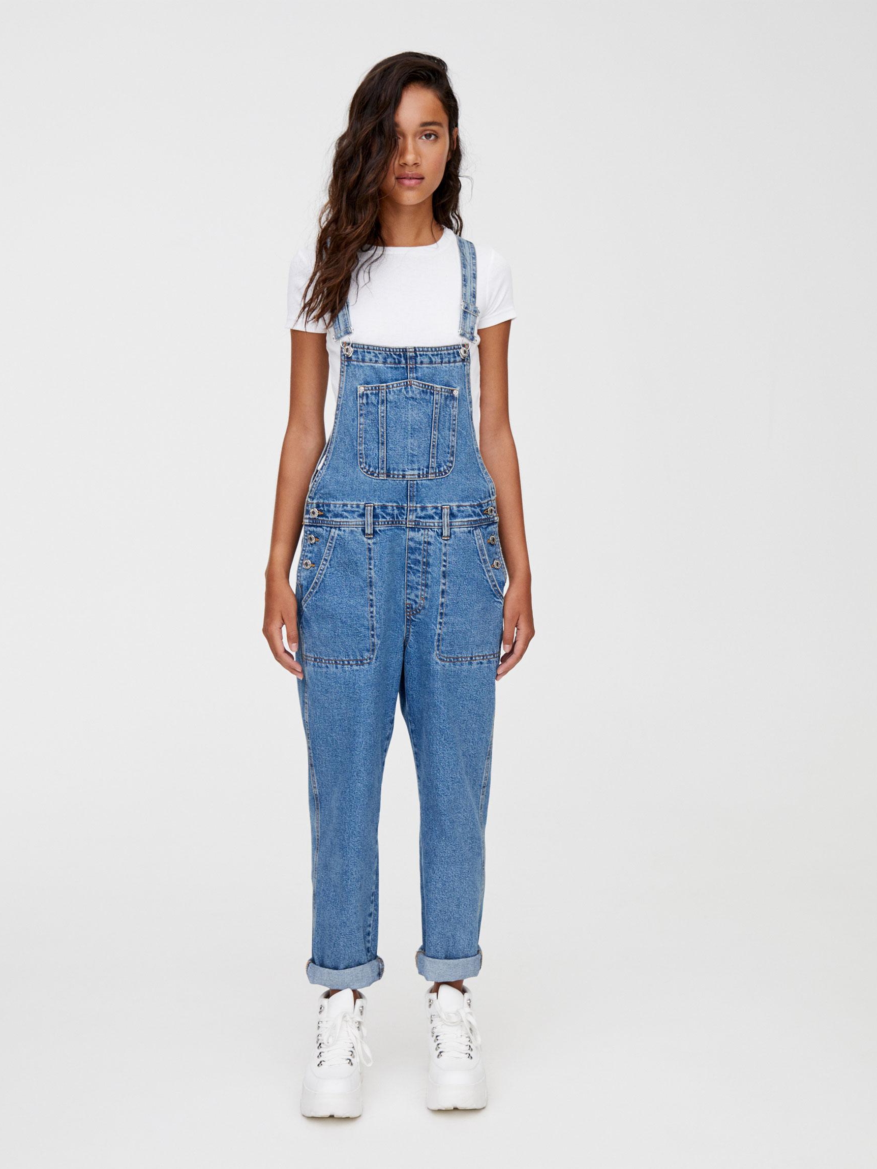 

Полукомбинезон джинсовый Pull & Bear 9637/340/400-ACXD XS Синий