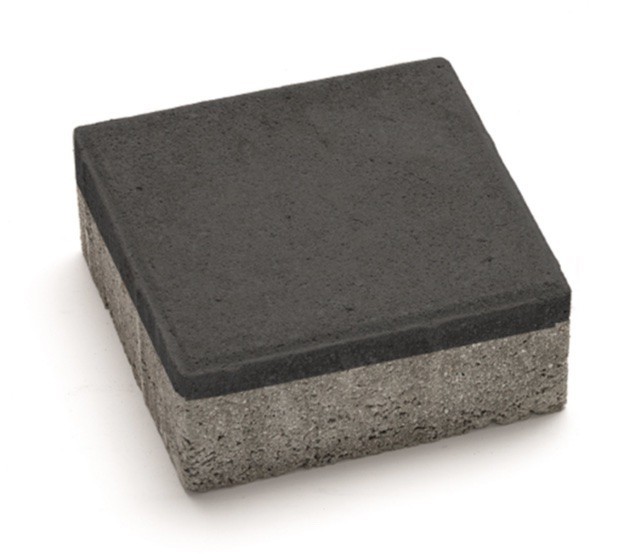 

Тротуарная плитка Кентербері Квадрат большой 200х200х60 мм Графит 1м.кв.