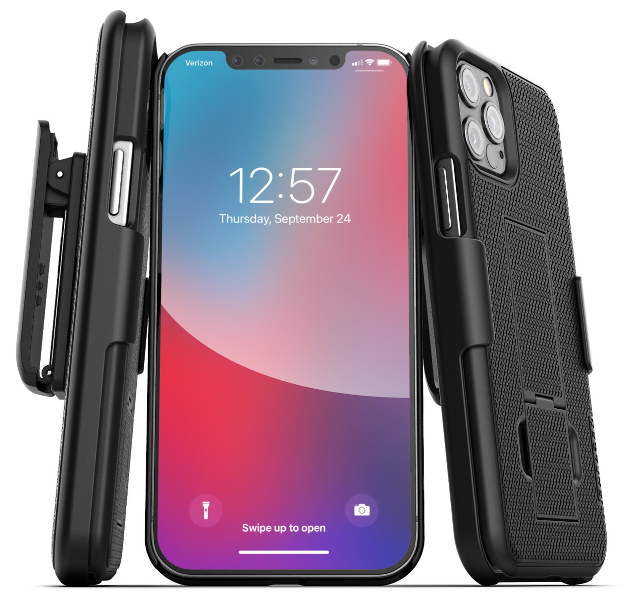 

Чехол Encased Duraclip with Holster для iPhone 12/12 Pro Black
