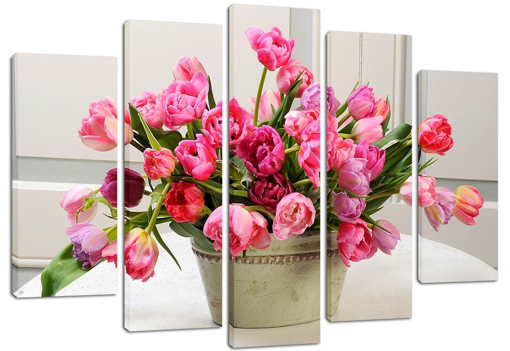 

Модульная картина на холсте из 5 частей DK Place 120x80 см (PLM5-129)