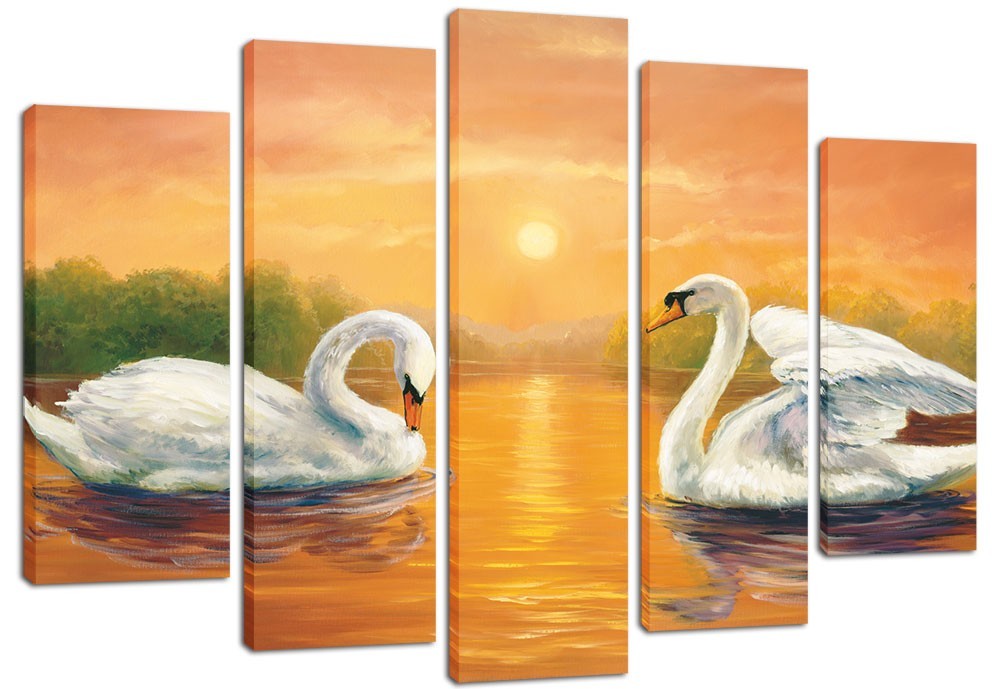 

Модульная картина на холсте из 5 частей DK Place 120x80 см (PLM5-143)