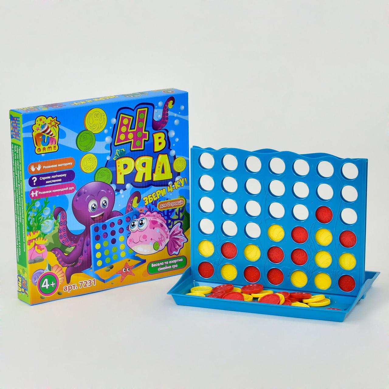 

Настольная игра 4 в ряд FUN GAME PS-14