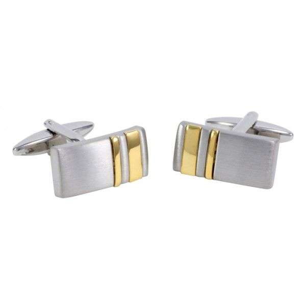 

Запонки Lindenmann 10330 бронзовые с позолотой (1269)