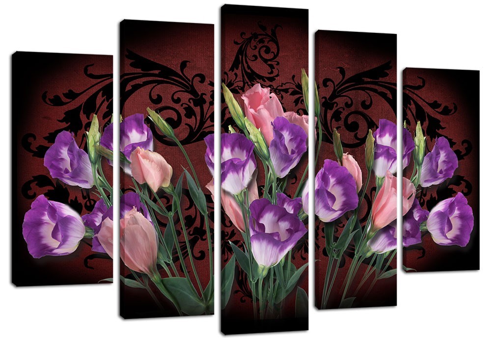 

Модульная картина на холсте из 5 частей DK Place 120x80 см (PLM5-150)