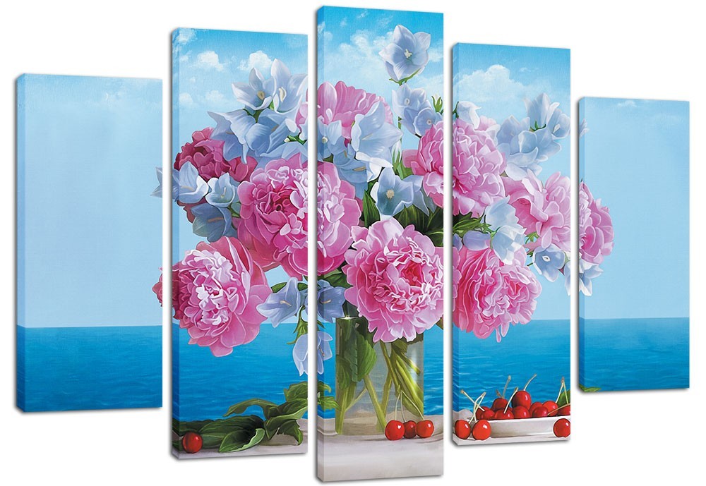 

Модульная картина на холсте из 5 частей DK Place 120x80 см (PLM5-64)