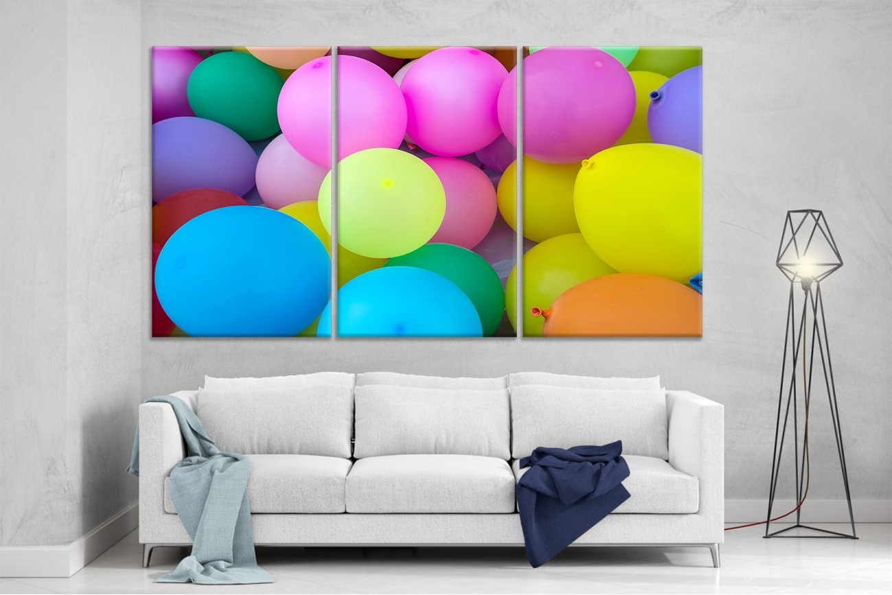 

Модульная картина на холсте DK Place из трех частей 167x99 см Всегда праздник (XL12)