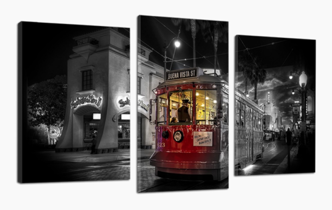 

Модульная картина DK Place Красный трамвай 70x110 см