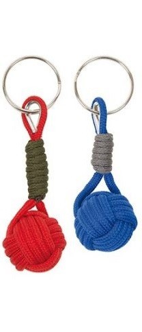 

Набор брелков для ключей BATELA BALL KEY RING, красный и синий, 2шт.
