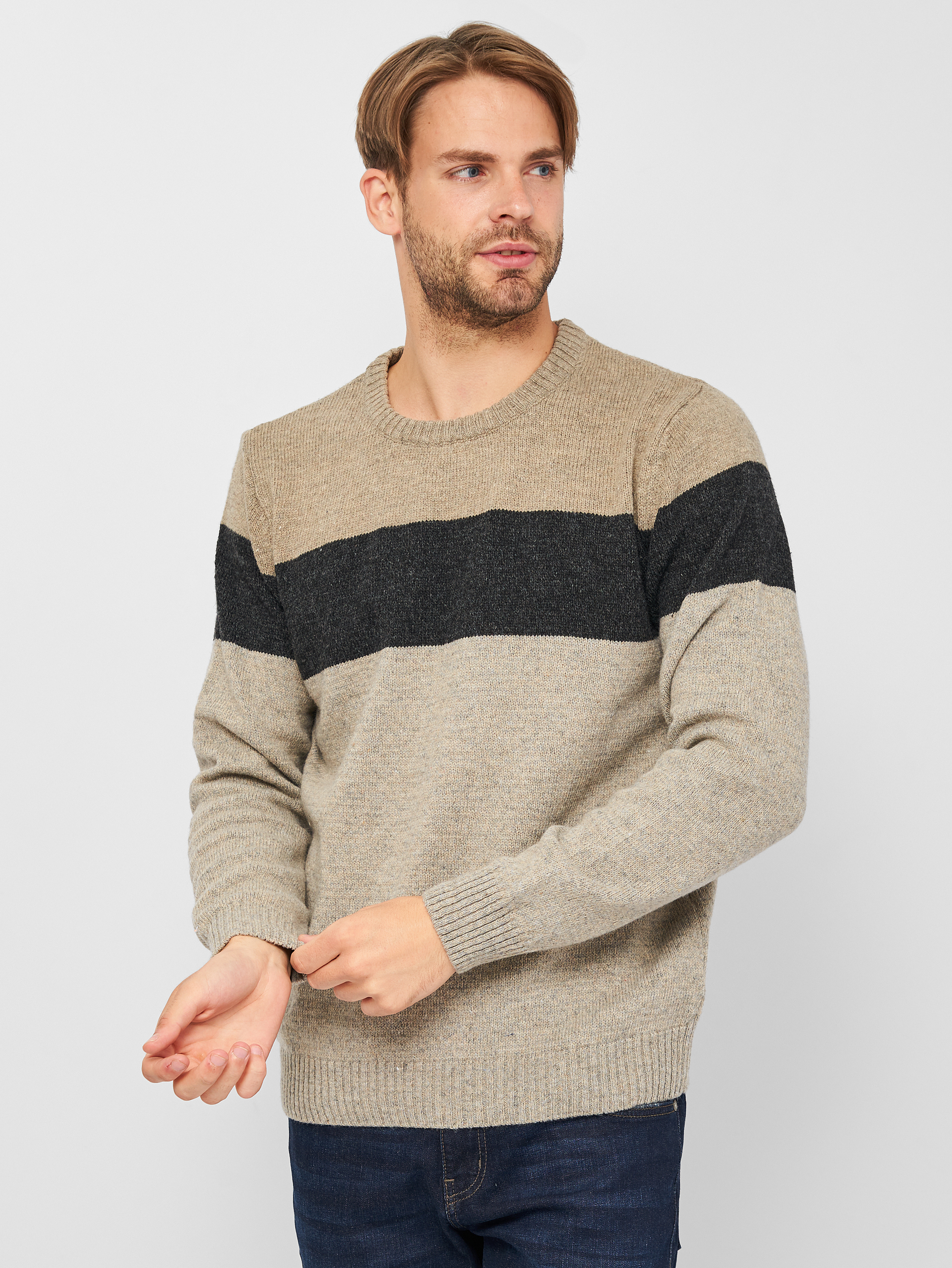 

Джемпер Koton 9KAM94027OT-34J L Grey Stripe
