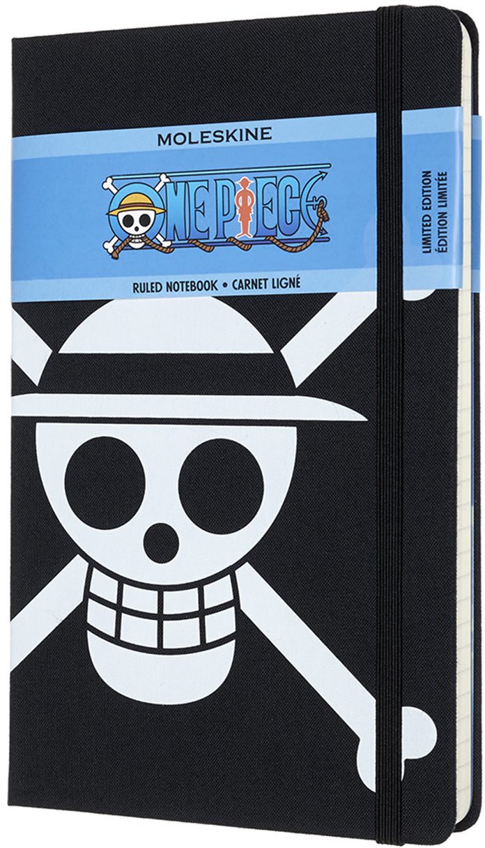 

Записная книга Moleskine One Piece 13 х 21 см 240 страниц в линейку Черная канва (8056420851243)