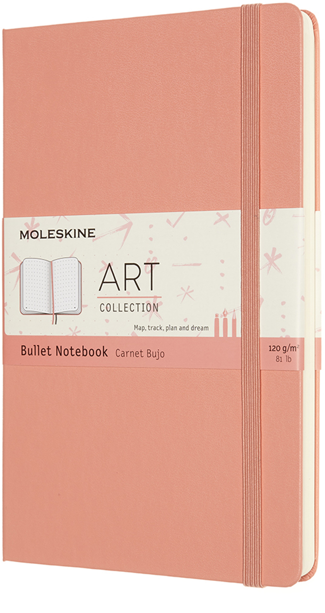 

Записная книга Moleskine Art Bullet Journal 13 х 21 см 160 страниц в точку Кораловая (8056420852929)