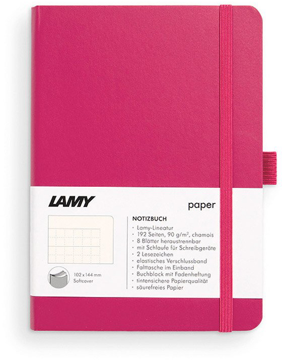 

Записная книга Lamy A6 192 страницы в линейку Розовая Мягкая (4014519721192)
