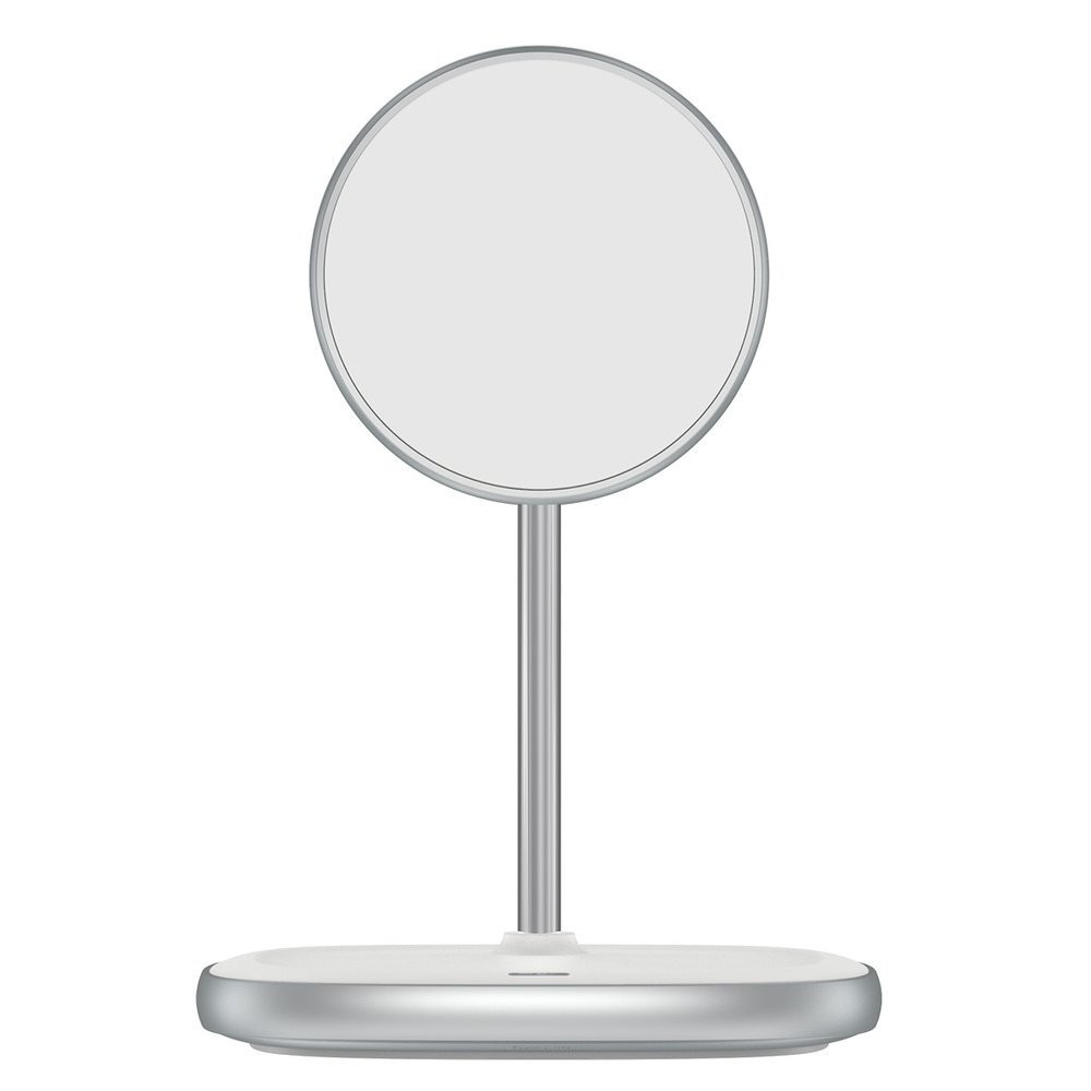 

Беспроводное зарядное устройство Baseus Swan Magnetic Desktop Bracket Wireless Charger Suit для iPhone 12 (WXSW-01) White