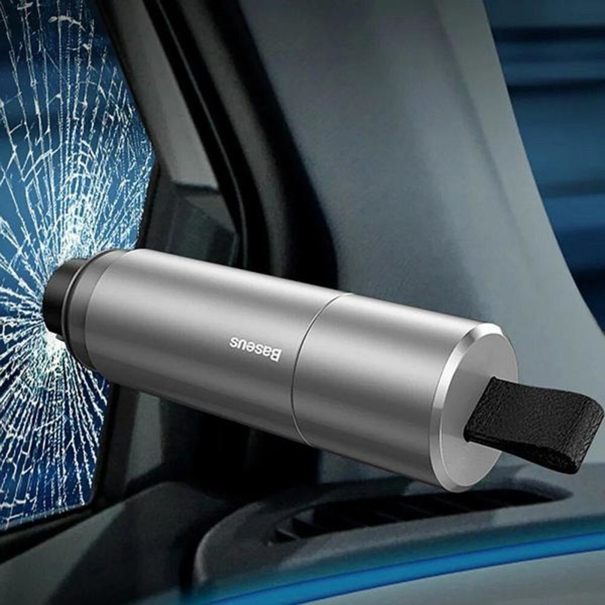 

Автомобильный молоток Baseus Sharp Tool Safety Hammer Silver