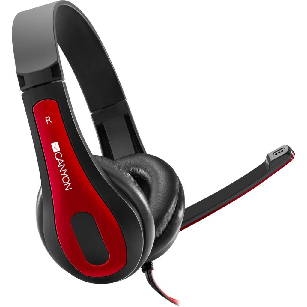 

Навушники Canyon HSC-1 Black-Red (CNS-CHSC1BR)
