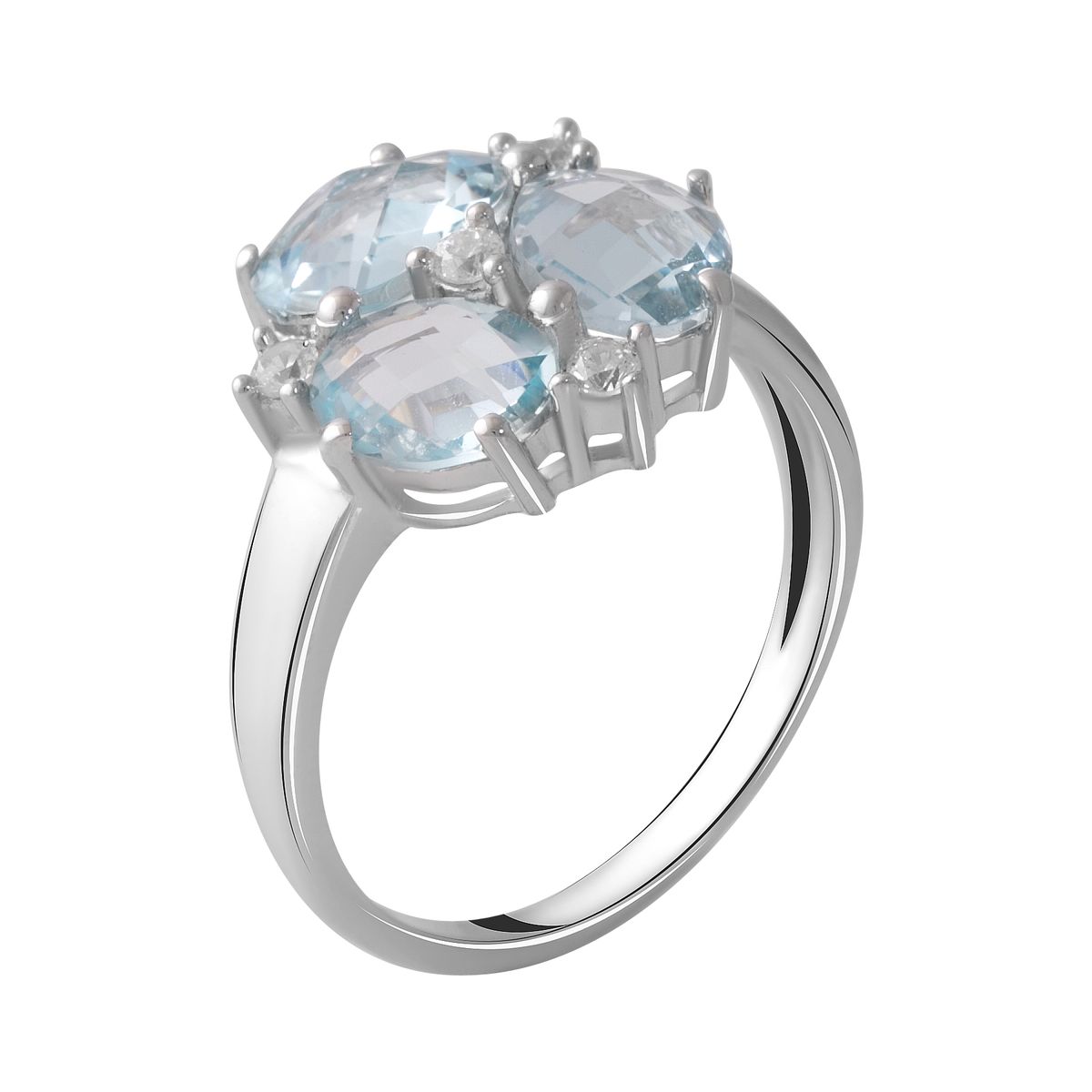

Серебряное кольцо SilverLine с натуральным топазом 4.13ct 17 размер