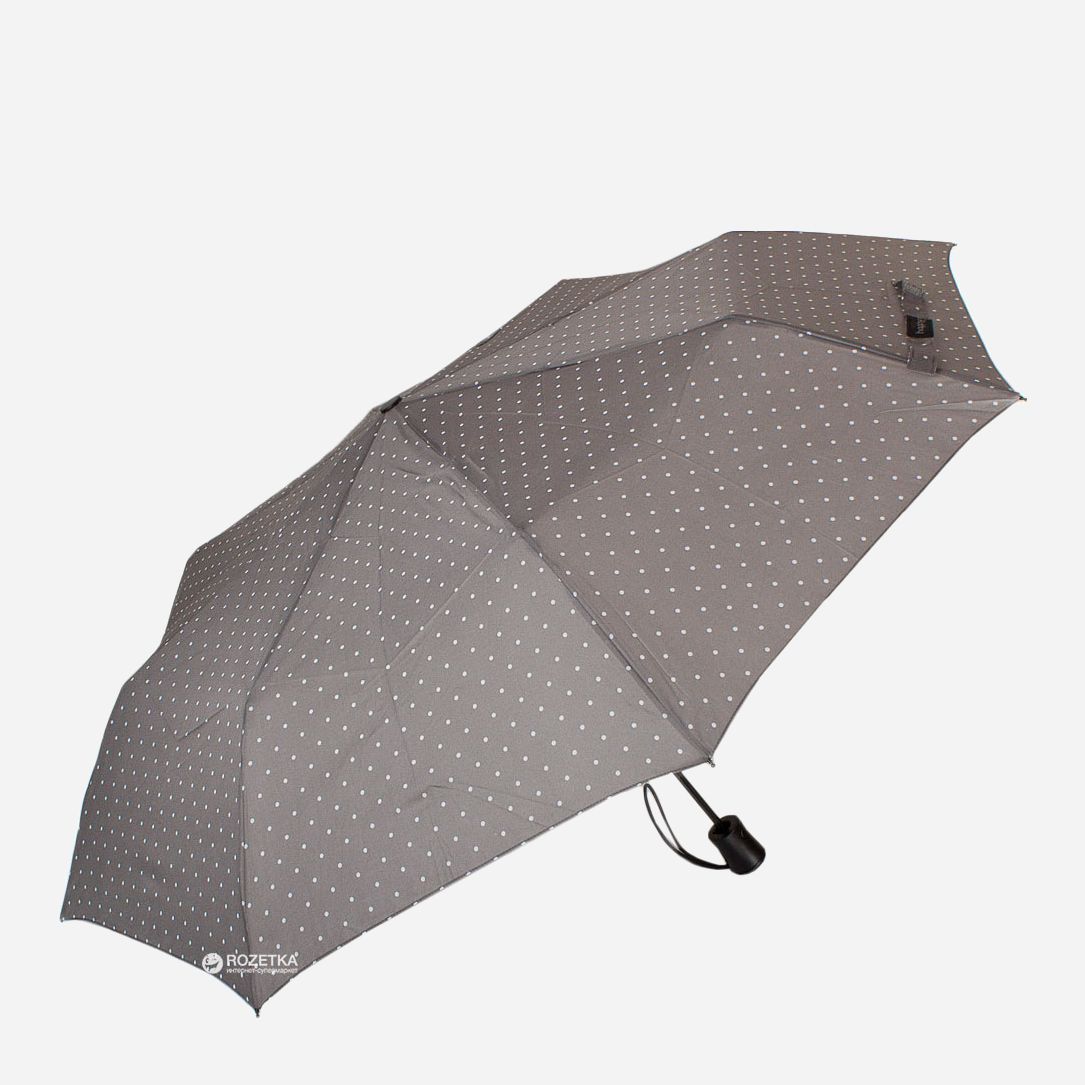 

Зонт складной Happy Rain U42271-1 полуавтомат Серо-белый