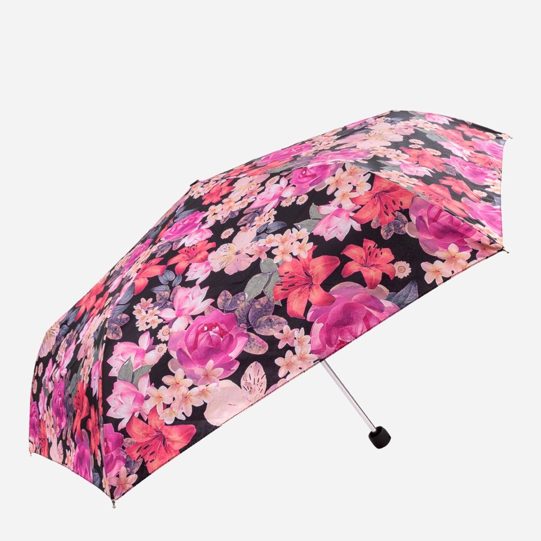 

Зонт складной Fulton FULL553-Viviens-floral механический Розовый