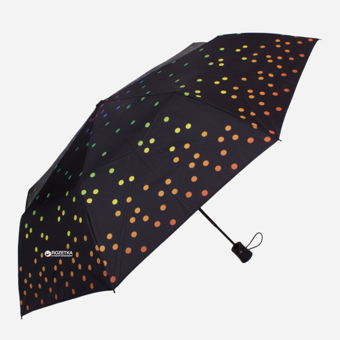 

Зонт складной Happy Rain U42278-4 полуавтомат Разноцветный