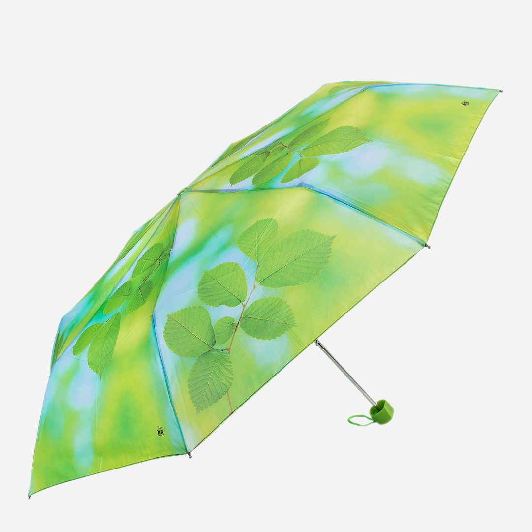 

Зонт складной Magic Rain ZMR1231-4 механический Голубой с зеленым