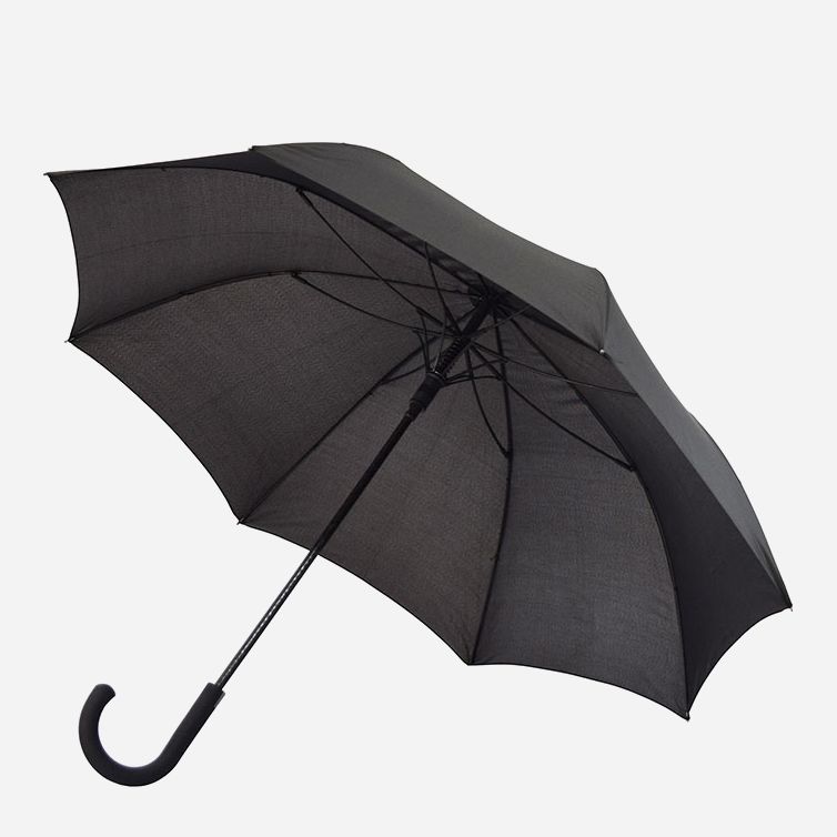 

Зонт-трость Bergamo 2143103 полуавтомат Черный