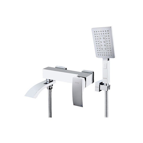 

Смеситель для ванны Gappo Jacob G3207-8 Белый/Хром