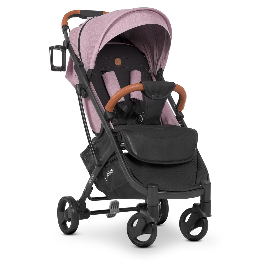 

Коляска El Camino M 3910 (denim ash pink)