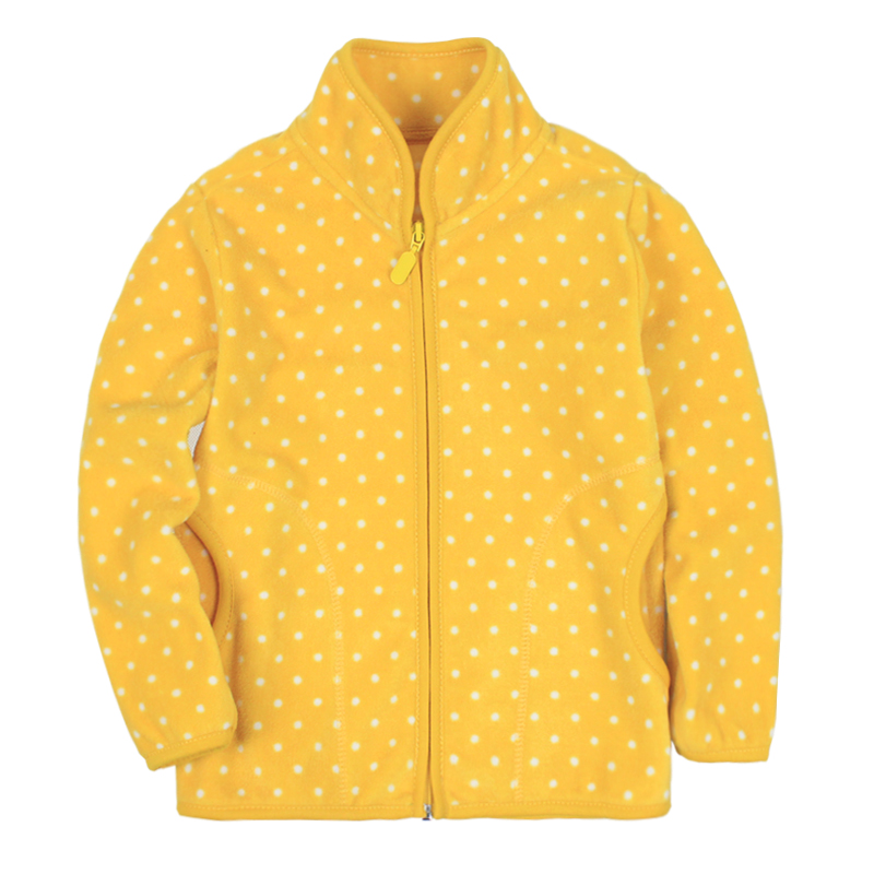 

Кофта детская флисовая Мелкий горошек Berni Kids (150) Желтый