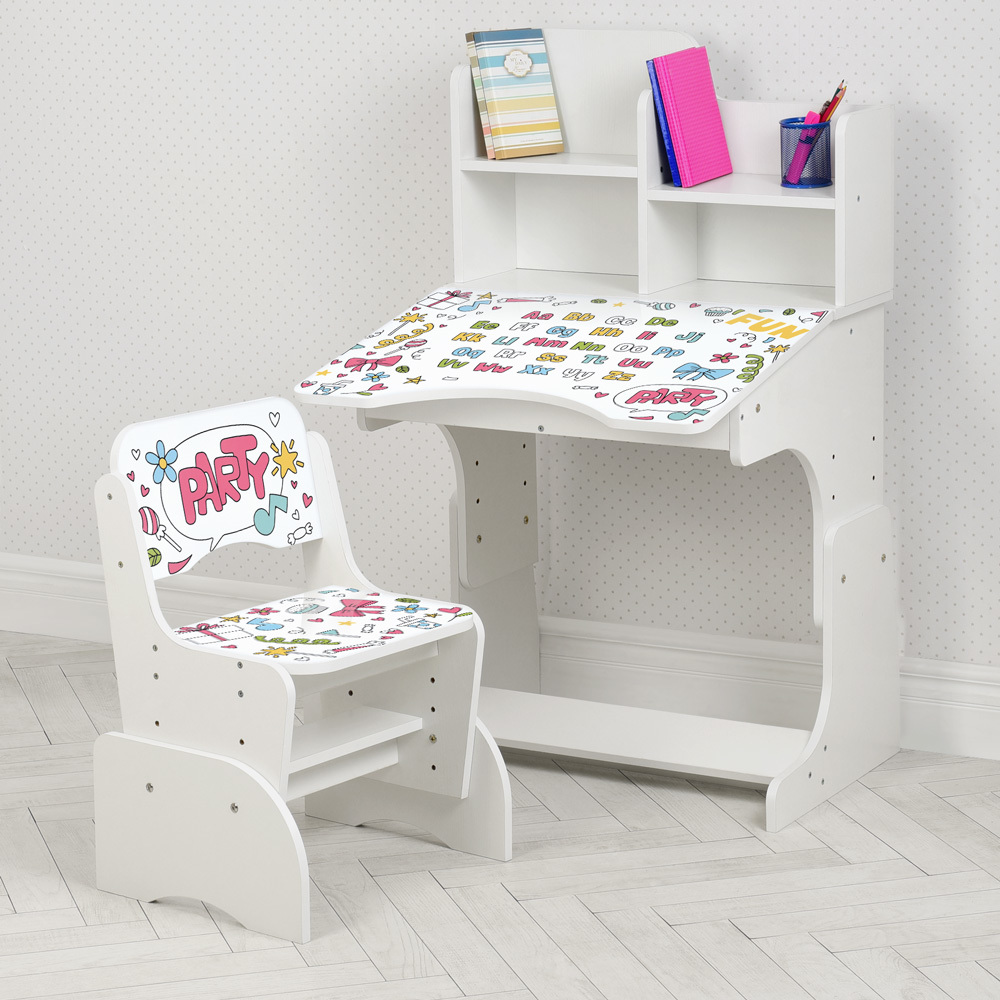 

Парта Bambi Алфавит W 2071-104-7(EN) White (W 2071-104-7)