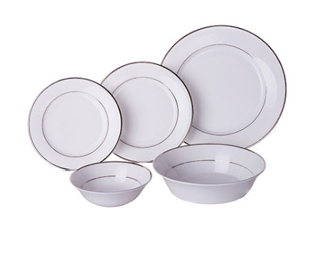 

Сервіз столовий Dankotuwa Porcelain Metropolitan Platinum 20 предметів