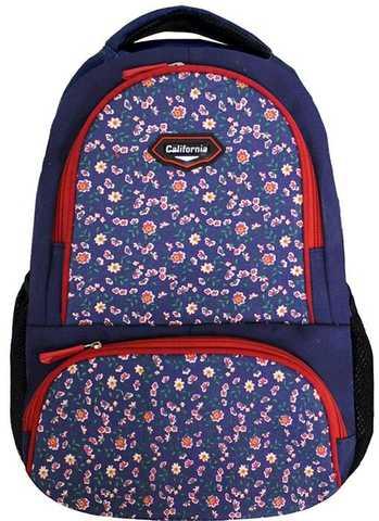 

Рюкзак California 980557 L 43*30* 3 см Синий с цветочками
