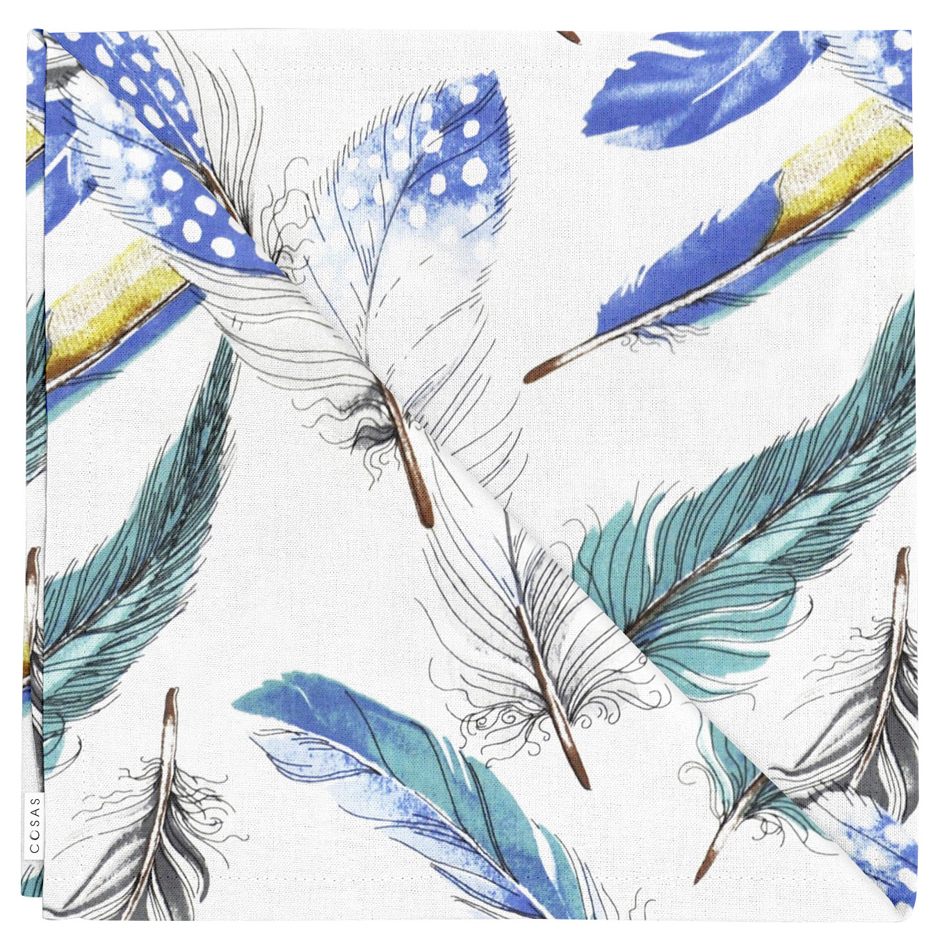 

Салфетки Cosas Feather Mint 30х30 см 4 шт