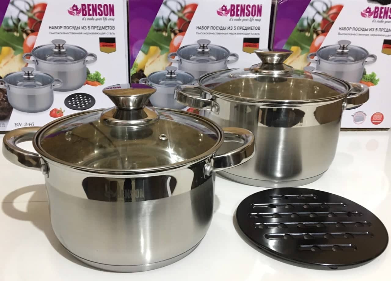 

Набор посуды Benson BN-246 из 5 предметов (par_ BN-246)