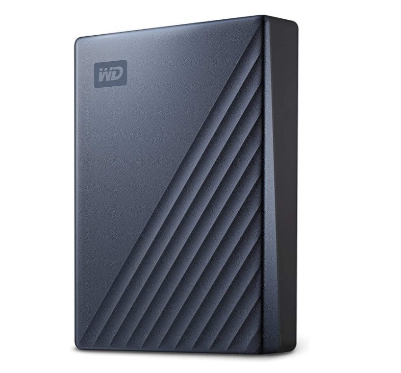 

Внешний жесткий диск WD 5TB My Passport Ultra (Blue), USB-C and USB 3.1 Compatible (WDBFTM0050BBL-WESN)