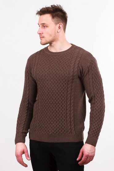 

Джемпер мужской Diko 840292  Коричневый, Джемпер мужской Diko 840292 M Коричневый