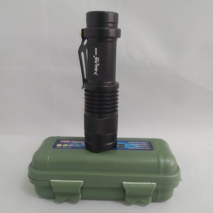 

Тактический фонарь POLICE BL 525 Q5 99000W фонарик 300 Lumen USB