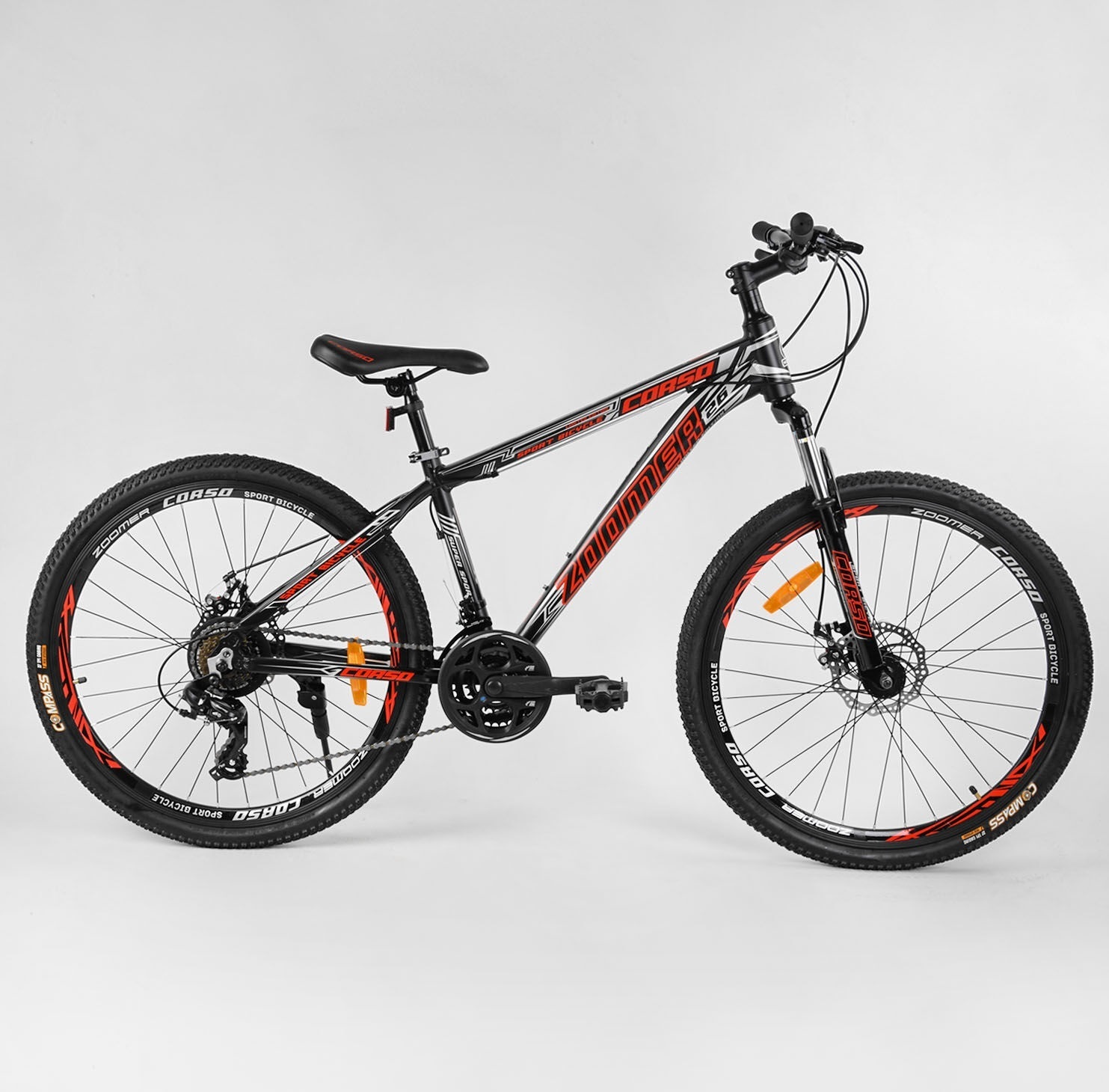 

Велосипед Corso Zoomer 26" Black / Red (37027)